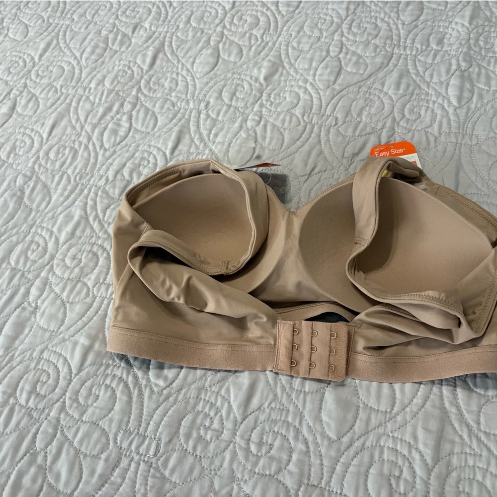Warner's Tan Lightly Lined Cloud 9 Bra Size Medium - Picture 8 of 8